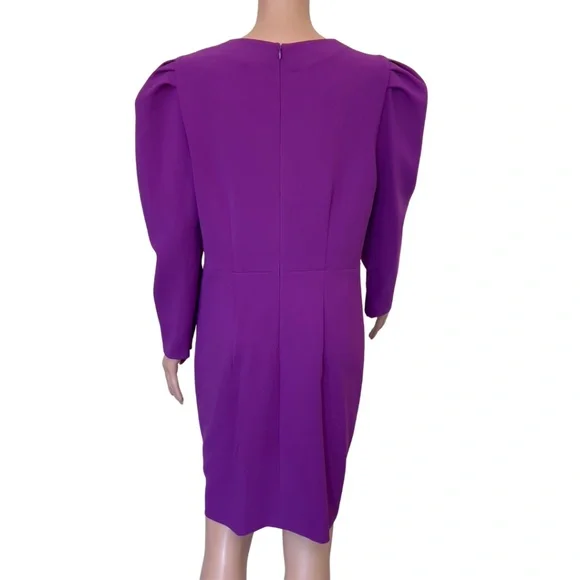 Sachin & Babi Agnes Plunge V-neck long sleeve twist front mutton